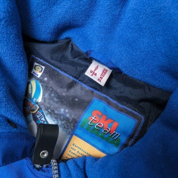 Vintage Fila Ski Team Italia Thermore Men Size M Retro‎ Snow Jacket Sportswear - Picture 4 of 7